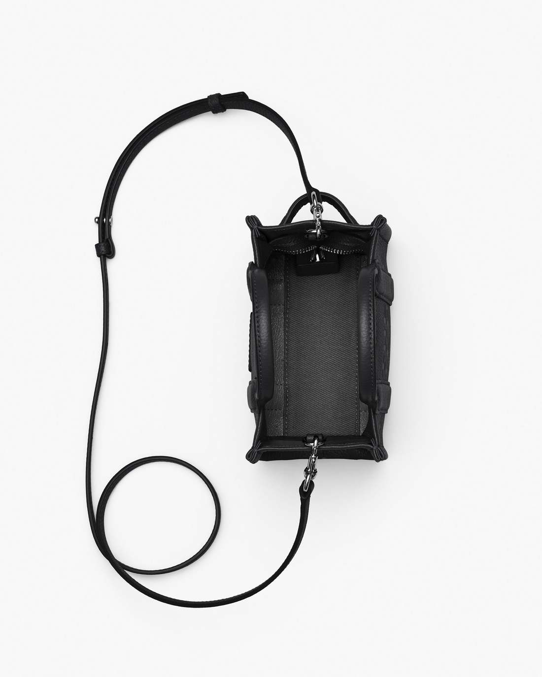 The Leather Crossbody Tote Bag Black - Marc Jacobs