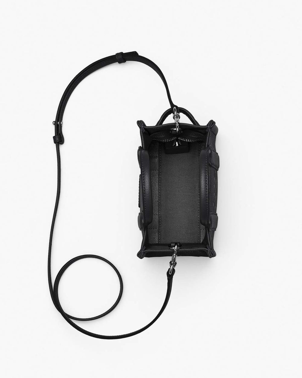 The Leather Crossbody Tote Bag Black - Marc Jacobs