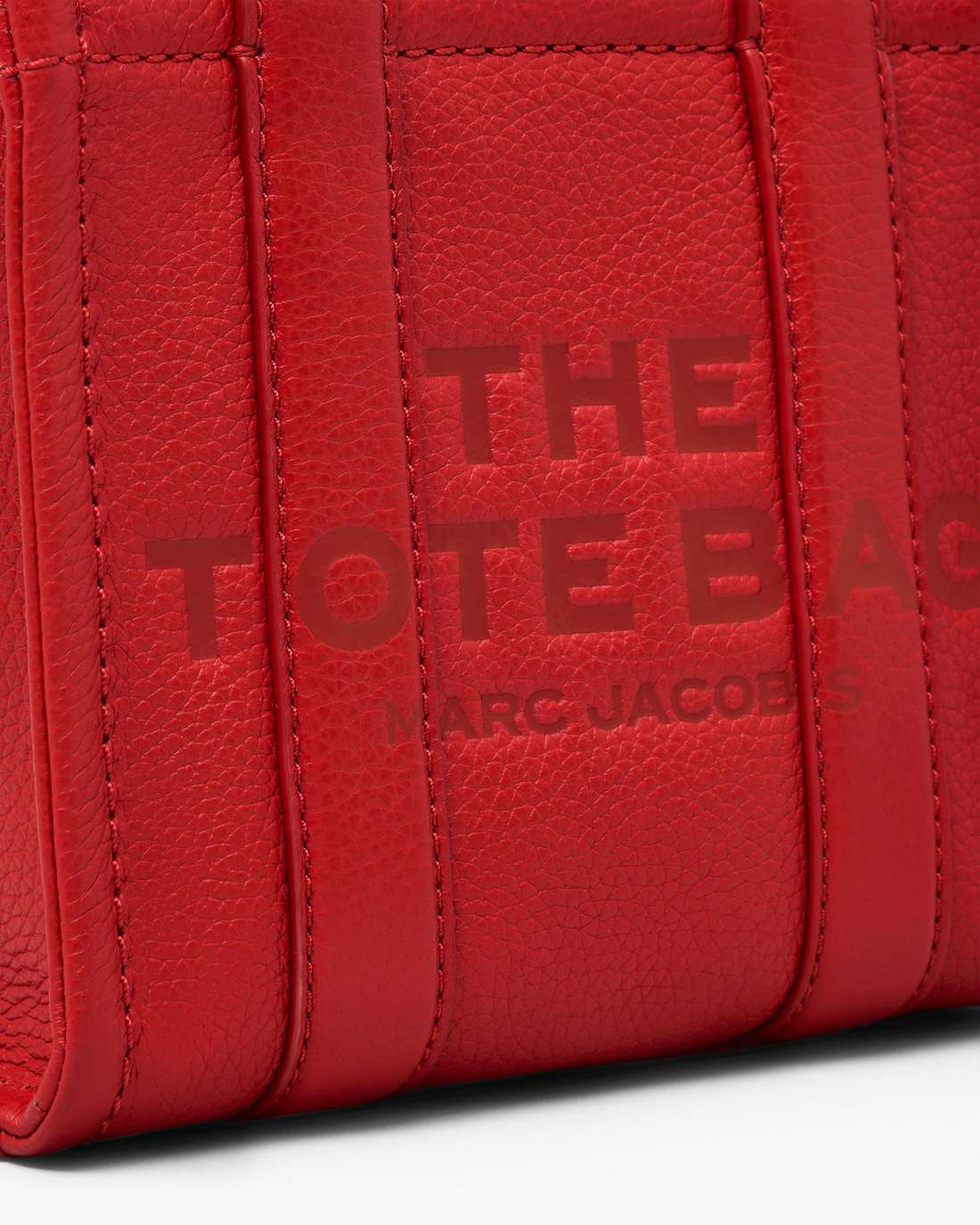 The Leather Crossbody Tote Bag True Red - Marc Jacobs