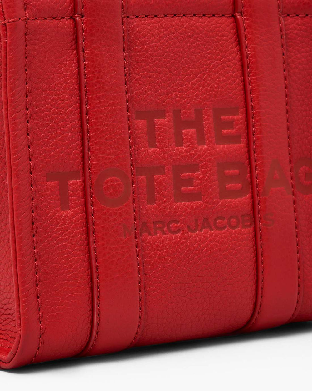 The Leather Crossbody Tote Bag True Red - Marc Jacobs