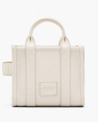 The Leather Crossbody Tote Bag Cotton/Silver - Marc Jacobs
