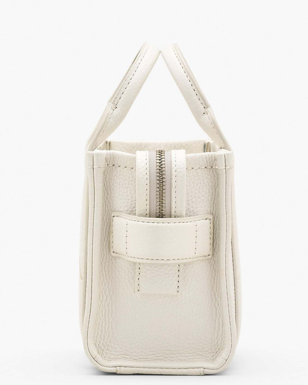 The Leather Crossbody Tote Bag Cotton/Silver - Marc Jacobs