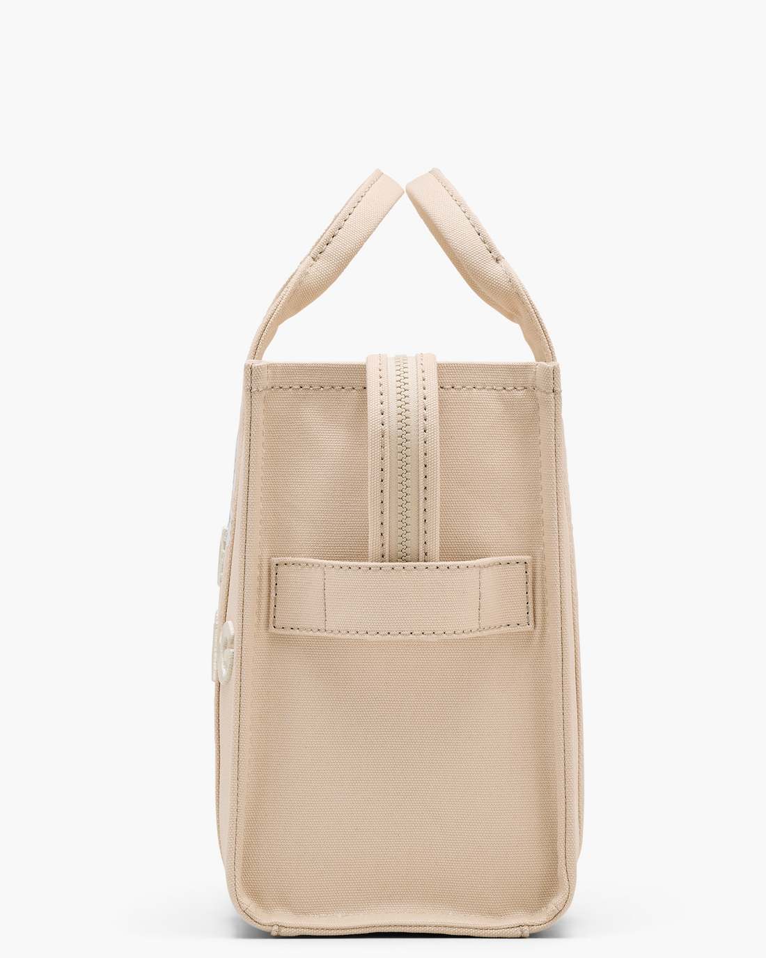 The Daisy Script Canvas Medium Tote Bag Cloud White Multi - Marc Jacobs