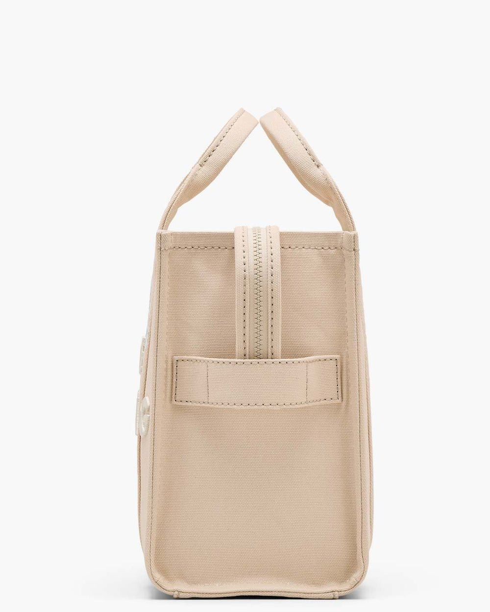 The Daisy Script Canvas Medium Tote Bag Cloud White Multi - Marc Jacobs