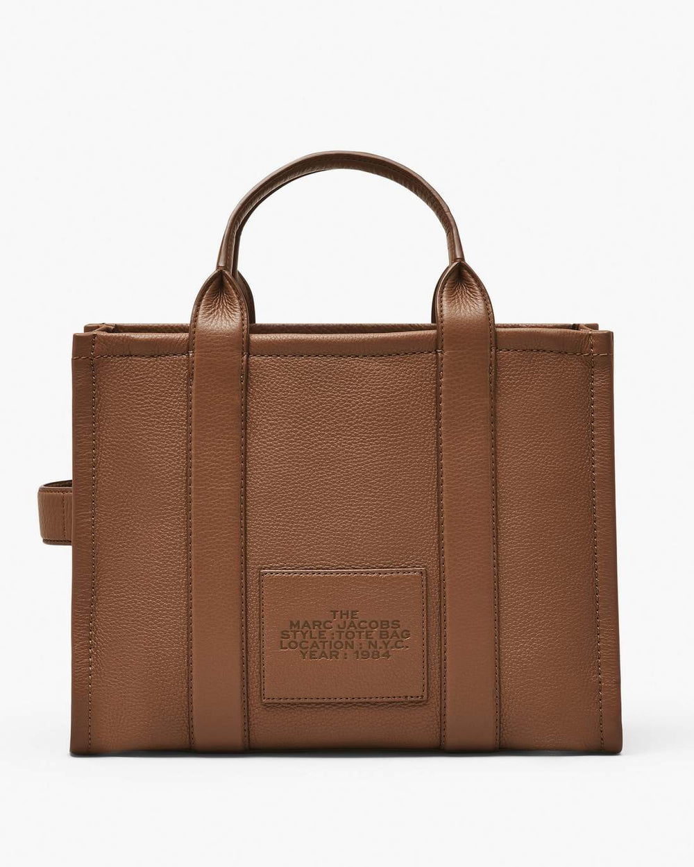 The Leather Medium Tote Bag Argan Oil - Marc Jacobs