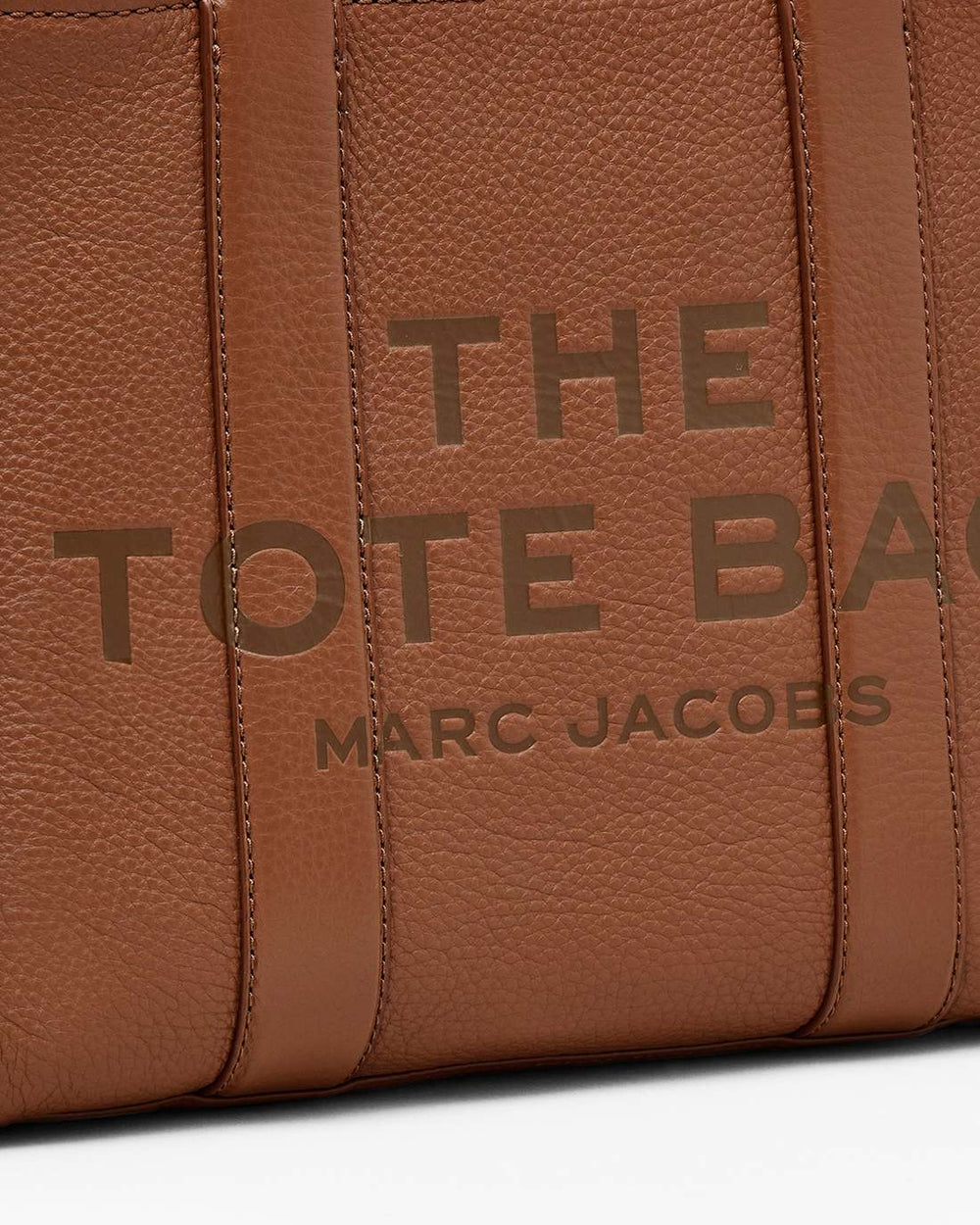 The Leather Medium Tote Bag Argan Oil - Marc Jacobs