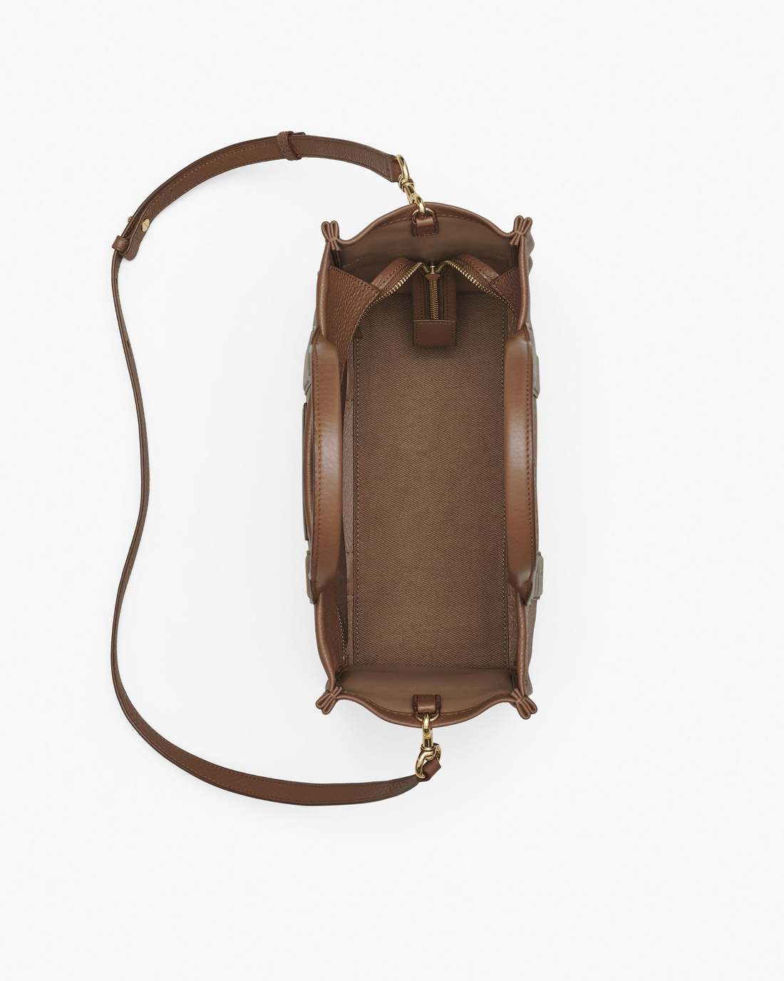 The Leather Medium Tote Bag Argan Oil - Marc Jacobs