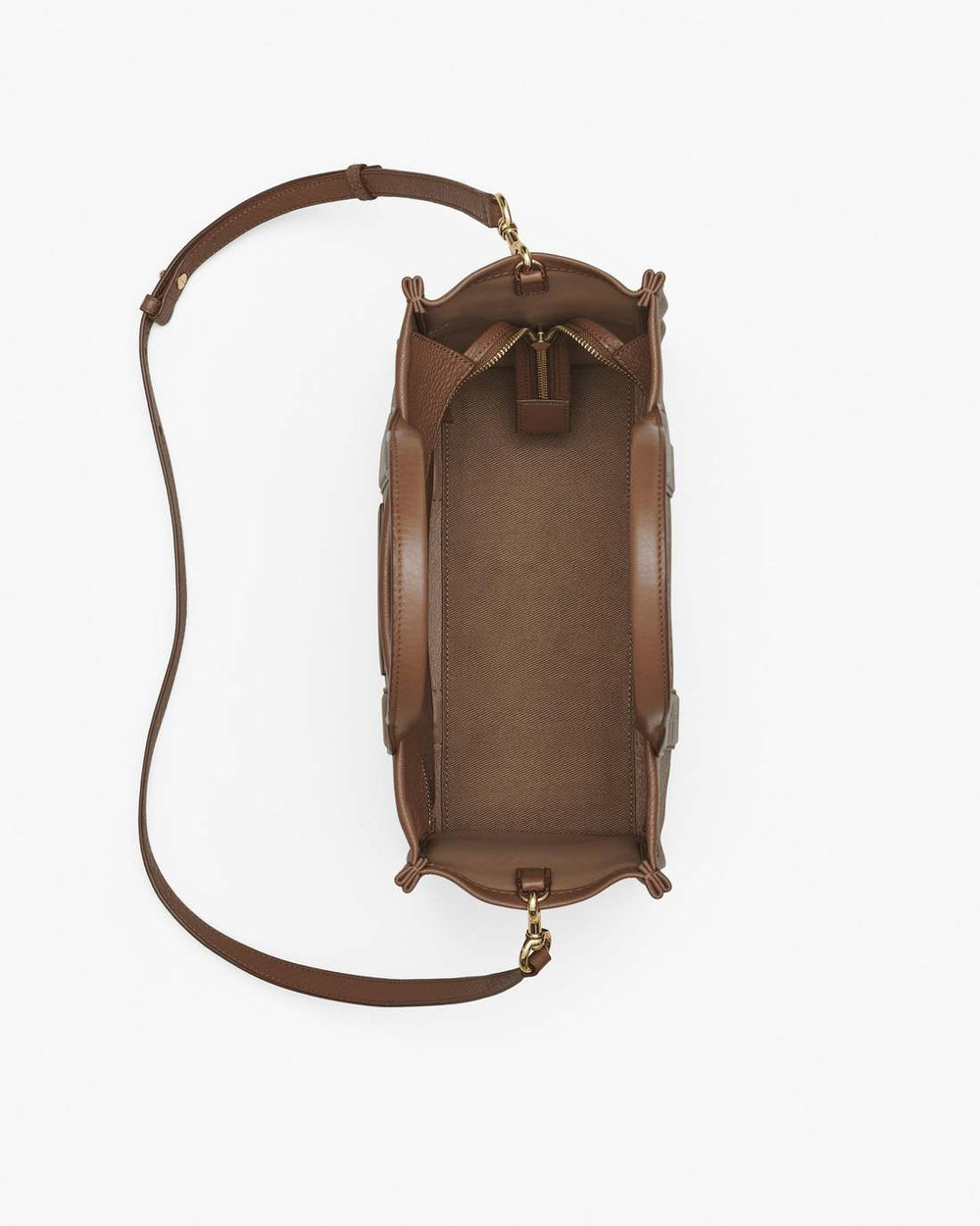 The Leather Medium Tote Bag Argan Oil - Marc Jacobs