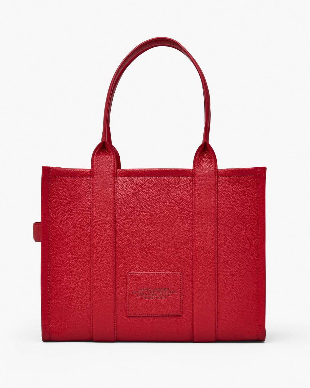 The Leather Large Tote Bag True Red - Marc Jacobs