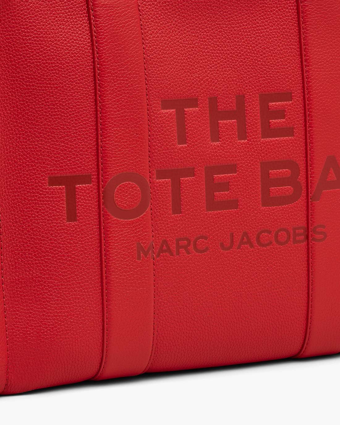 The Leather Large Tote Bag True Red - Marc Jacobs