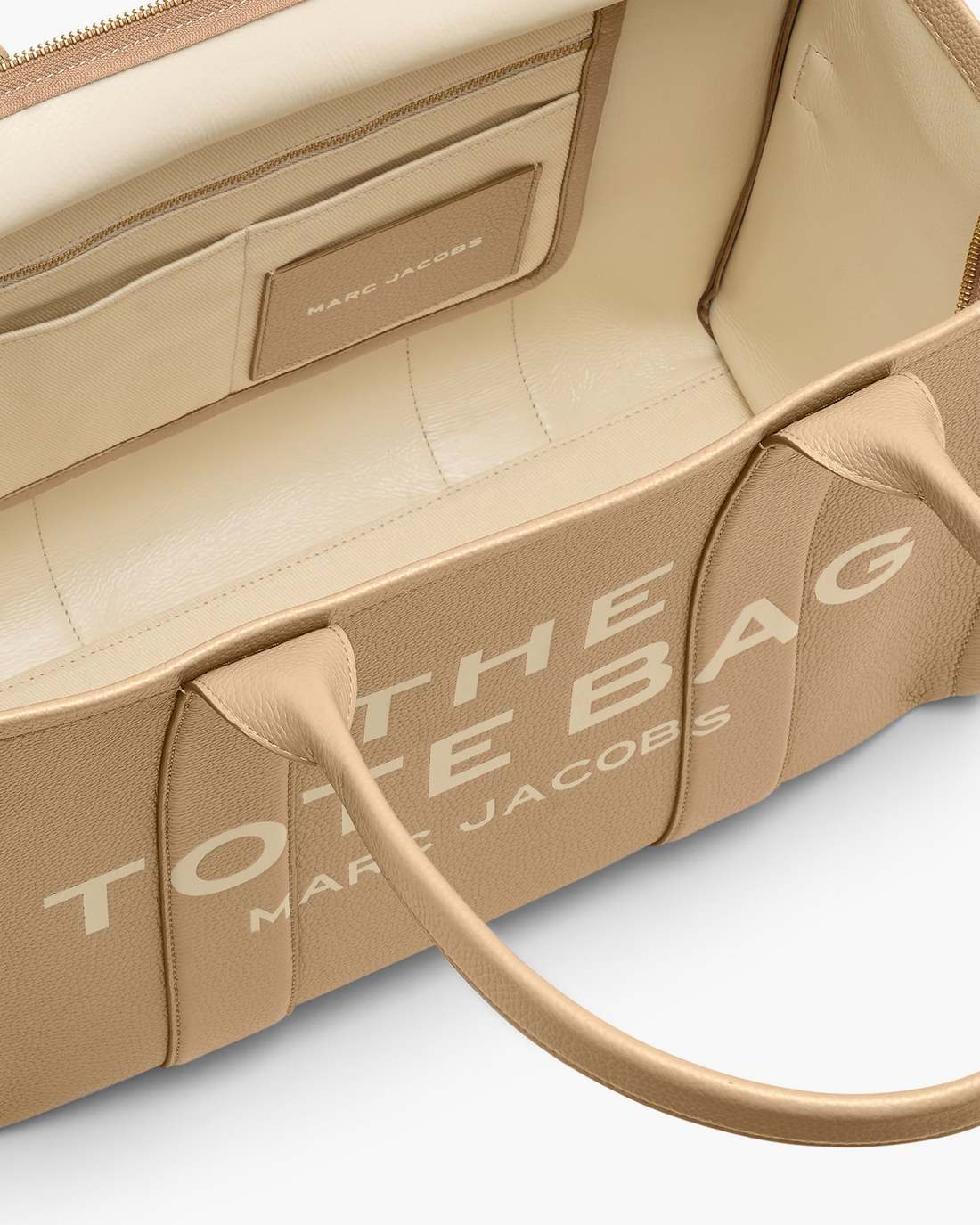 The Leather Large Tote Bag Camel - Marc Jacobs