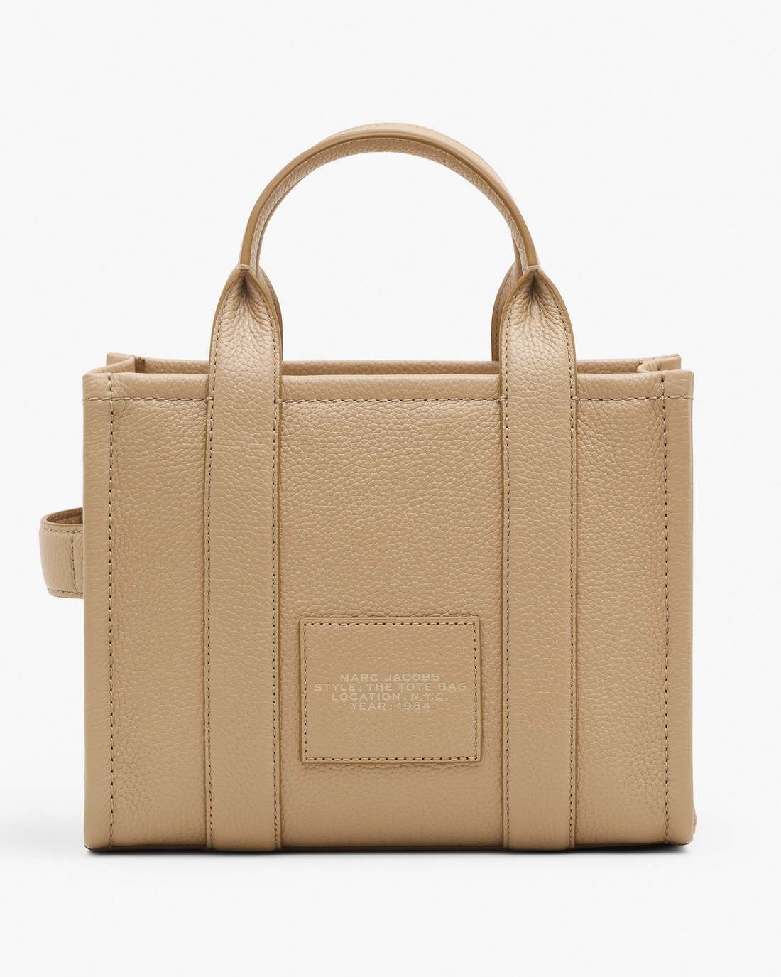 The Leather Small Tote Bag Camel - Marc Jacobs