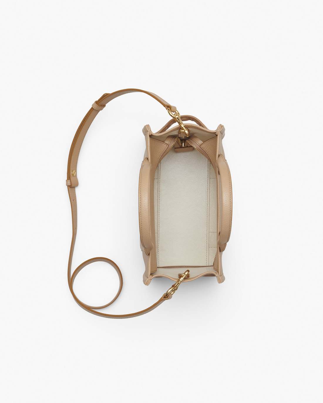 The Leather Small Tote Bag Camel - Marc Jacobs