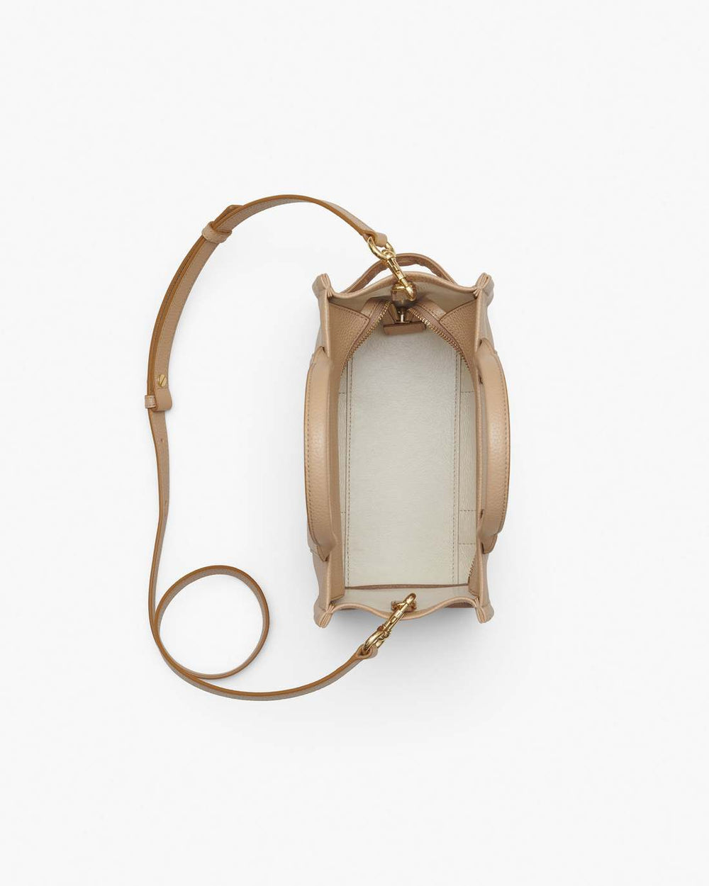 The Leather Small Tote Bag Camel - Marc Jacobs