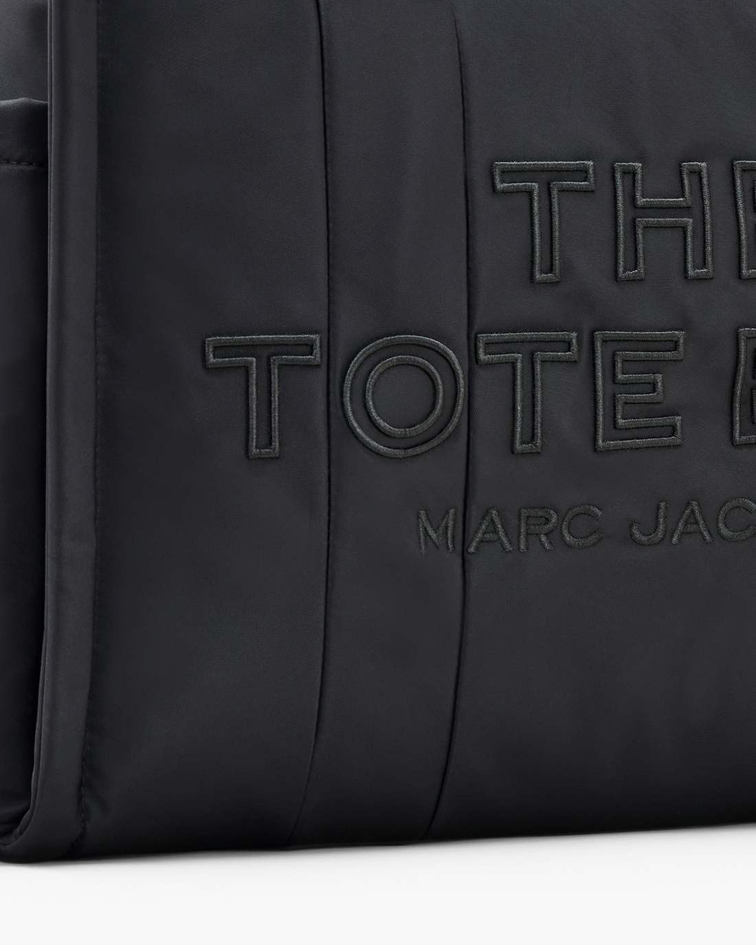The Puffy Nylon Large Tote Bag Black - Marc Jacobs