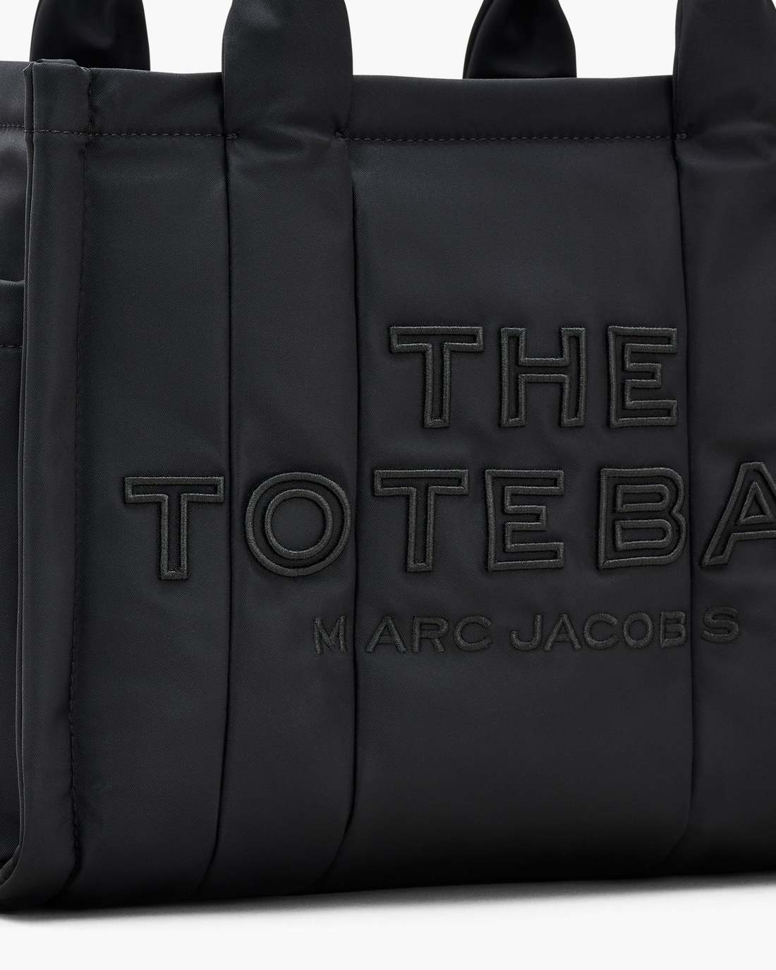 The Puffy Nylon Medium Tote Bag Black - Marc Jacobs