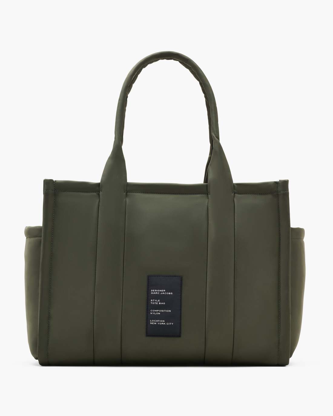 The Puffy Nylon Large Tote Bag Army Green - Marc Jacobs