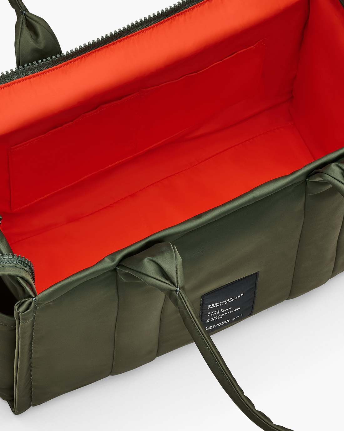 The Puffy Nylon Large Tote Bag Army Green - Marc Jacobs