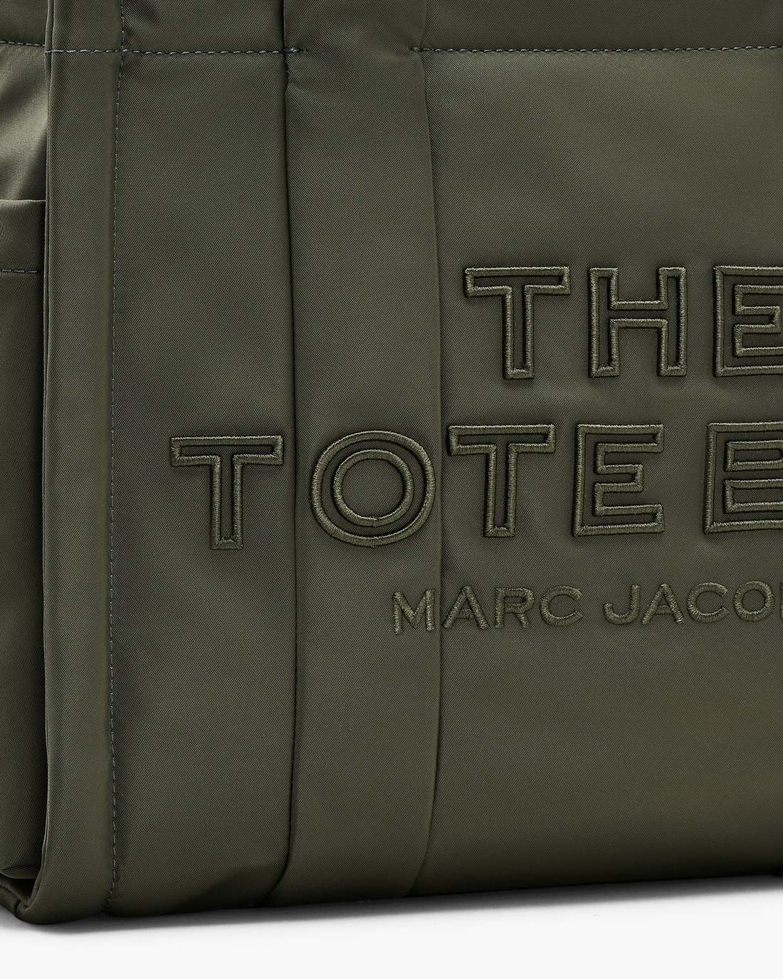 The Puffy Nylon Medium Tote Bag Army Green - Marc Jacobs