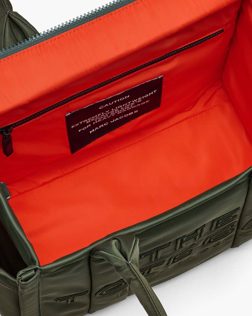The Puffy Nylon Medium Tote Bag Army Green - Marc Jacobs