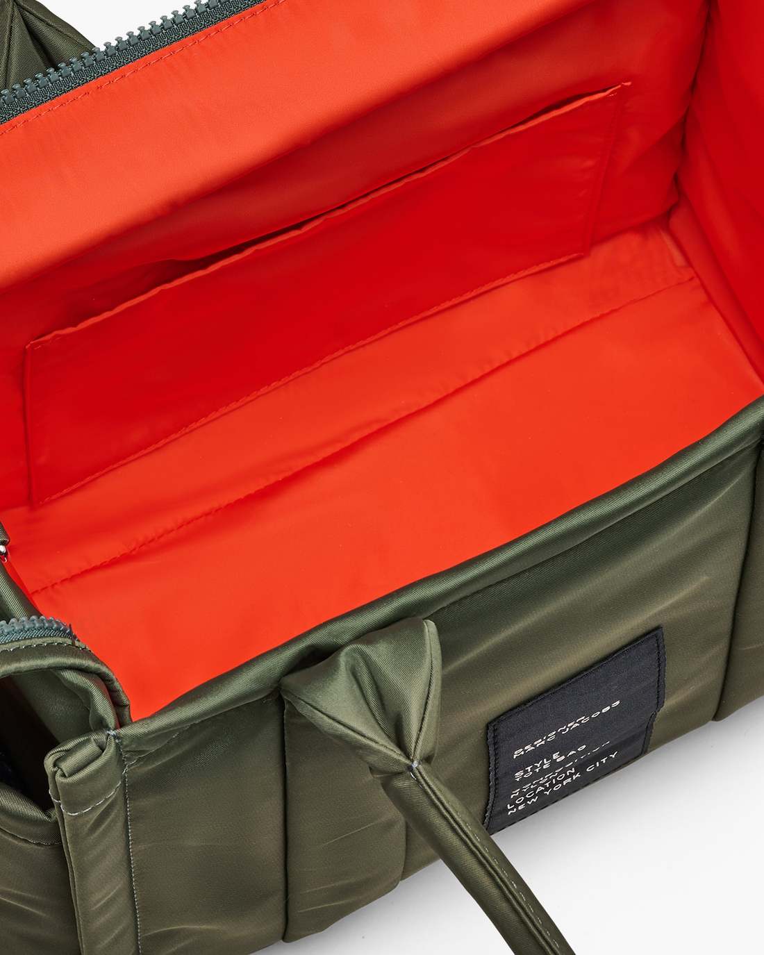 The Puffy Nylon Medium Tote Bag Army Green - Marc Jacobs