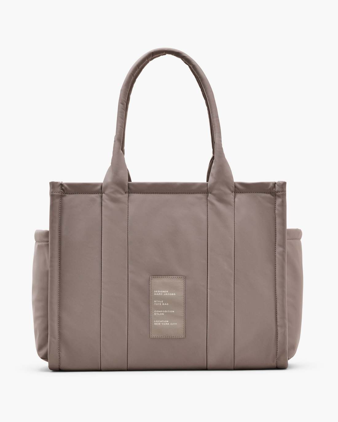 The Puffy Nylon Large Tote Bag Cement - Marc Jacobs