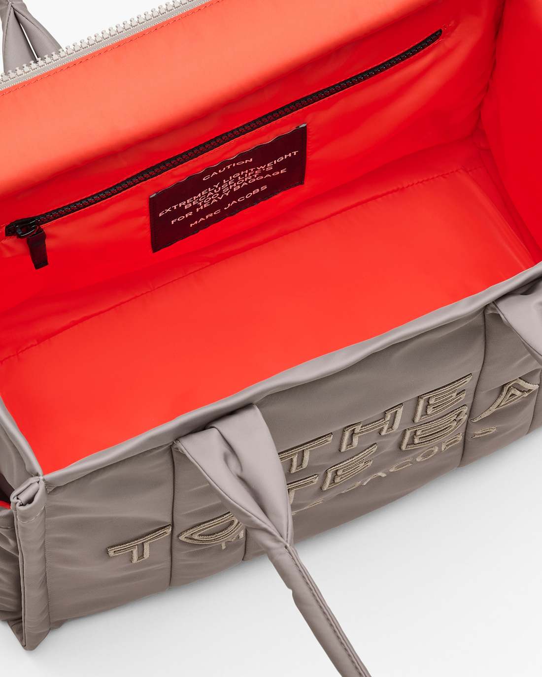 The Puffy Nylon Large Tote Bag Cement - Marc Jacobs