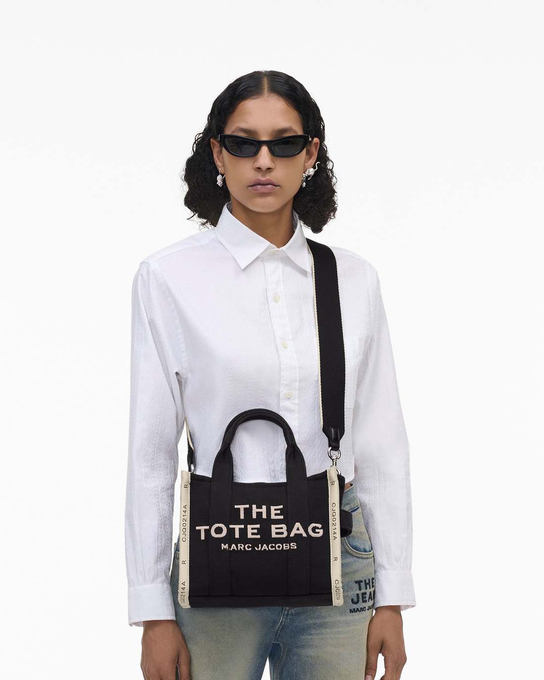 The Jacquard Small Tote Bag Black - Marc Jacobs