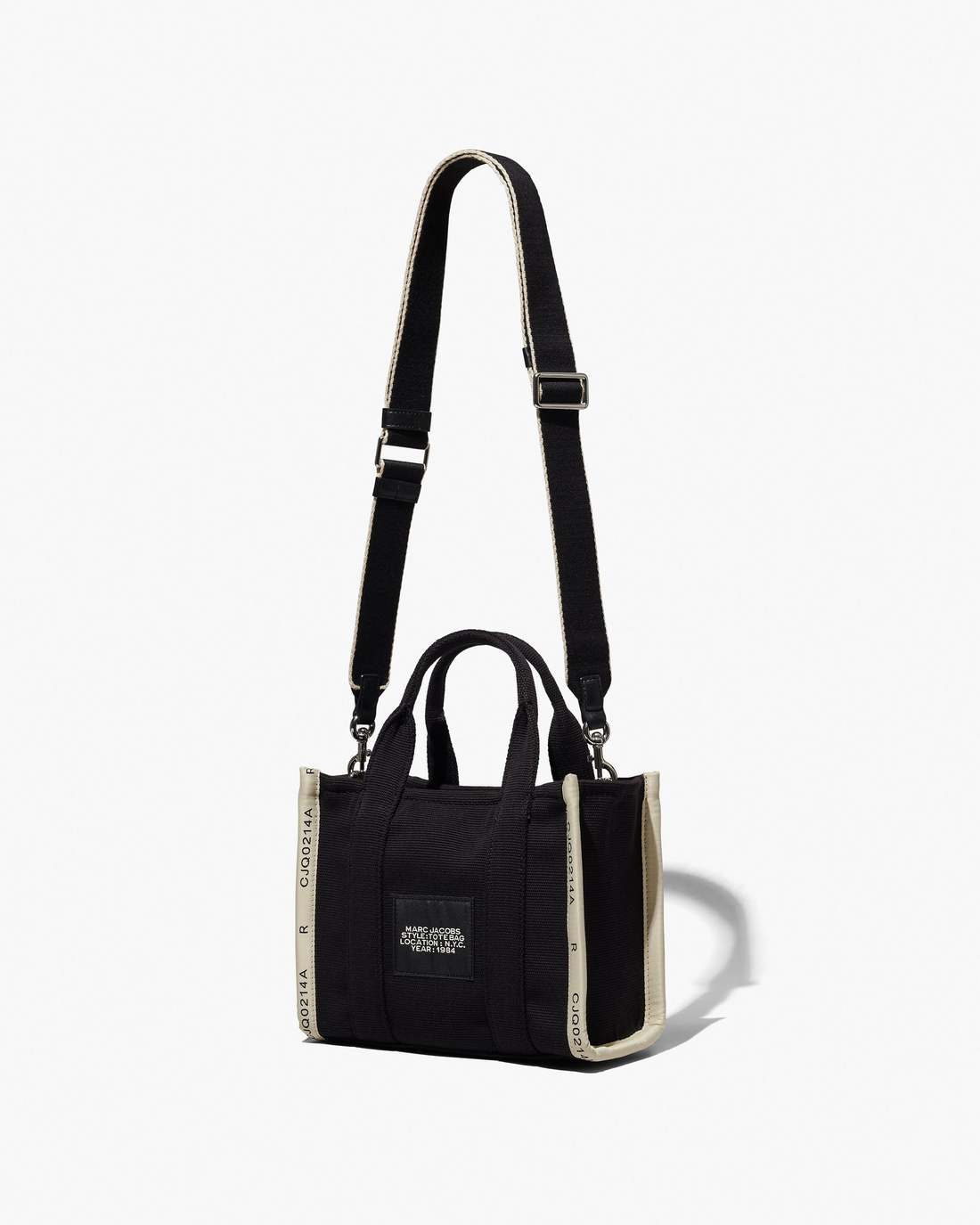 The Jacquard Small Tote Bag Black - Marc Jacobs
