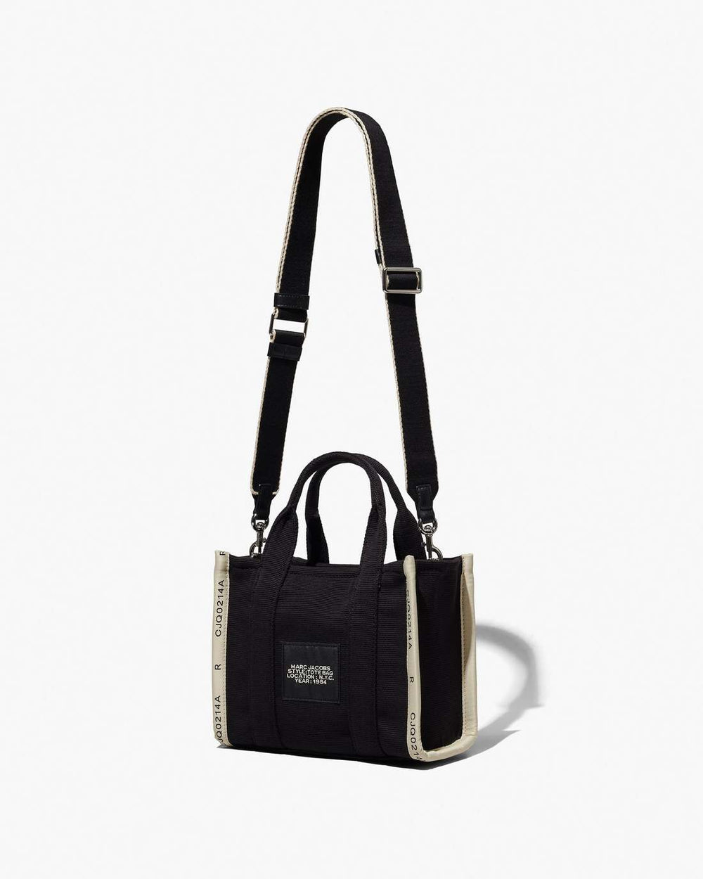 The Jacquard Small Tote Bag Black - Marc Jacobs