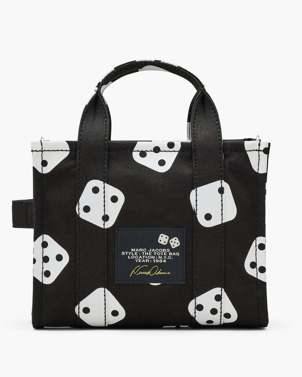 Derrick Adams X Marc Jacobs Canvas Small Tote Bag Black/White - Marc Jacobs