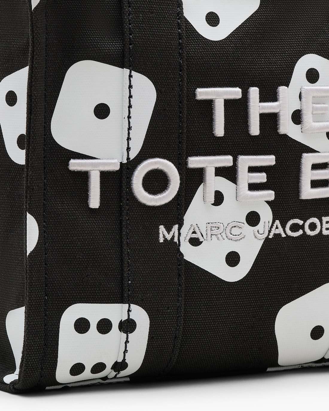 Derrick Adams X Marc Jacobs Canvas Small Tote Bag Black/White - Marc Jacobs