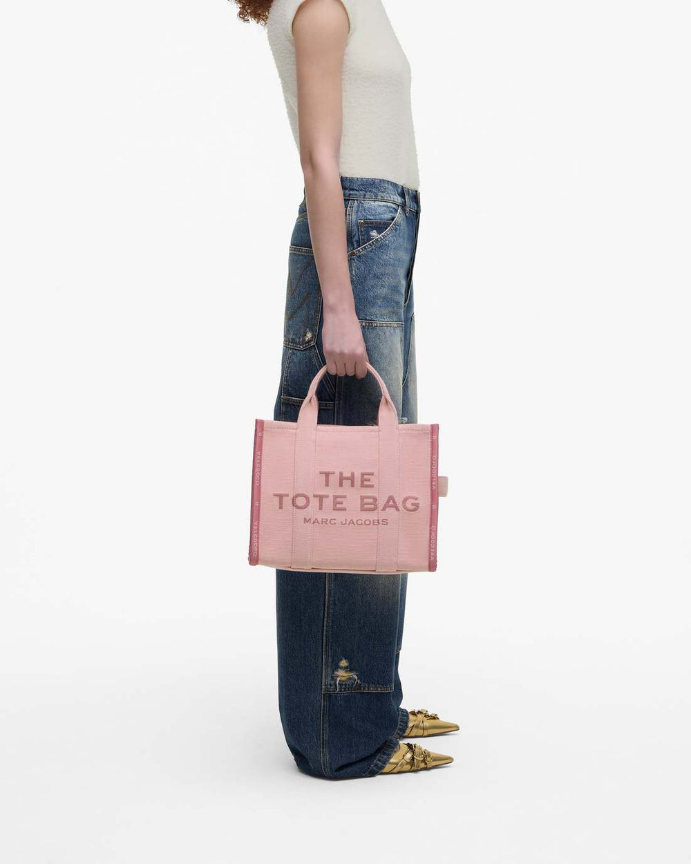 The Jacquard Medium Tote Bag Rose - Marc Jacobs