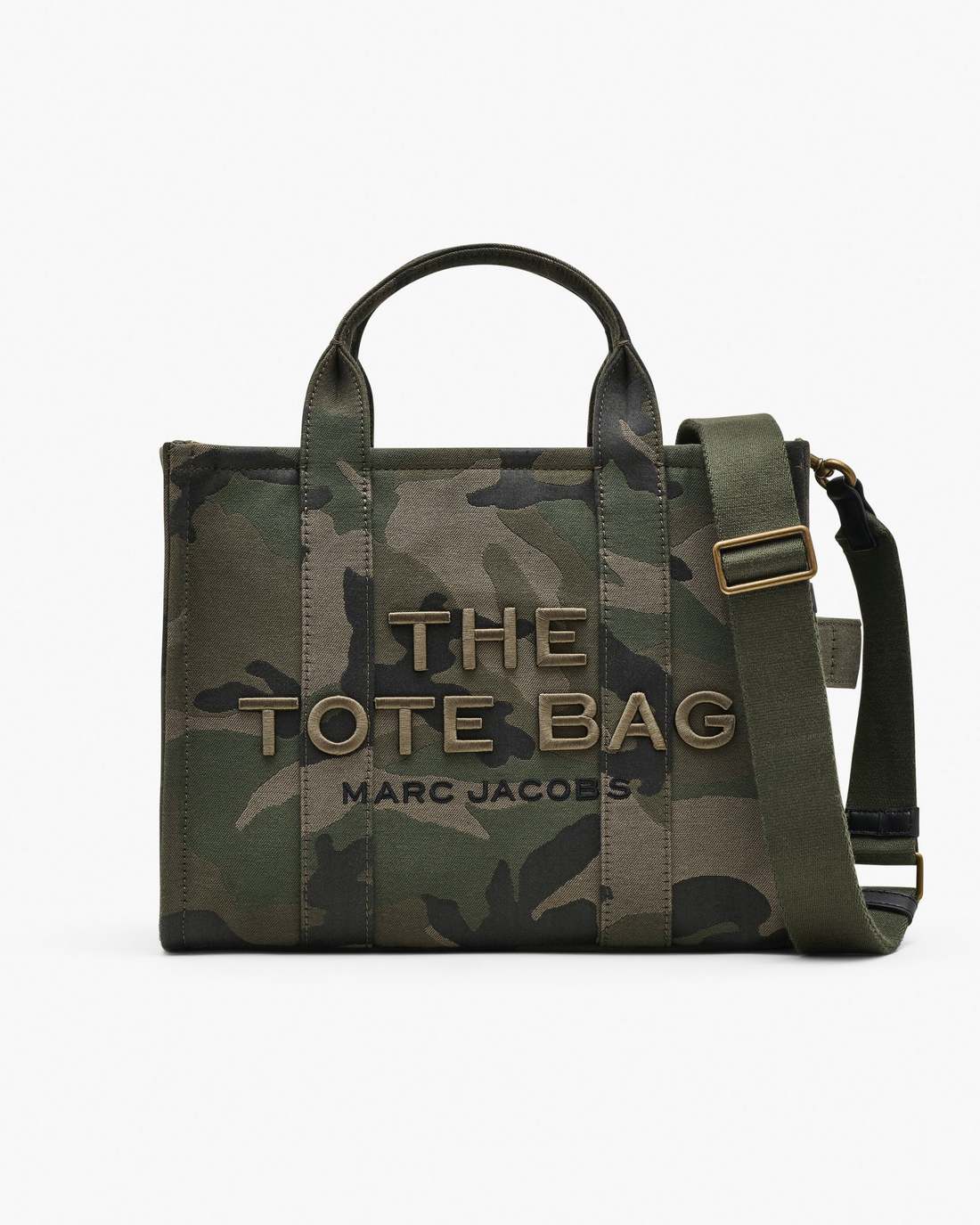 The Camo Jacquard Medium Tote Bag Camo Multi - Marc Jacobs