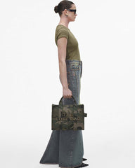 The Camo Jacquard Medium Tote Bag Camo Multi - Marc Jacobs