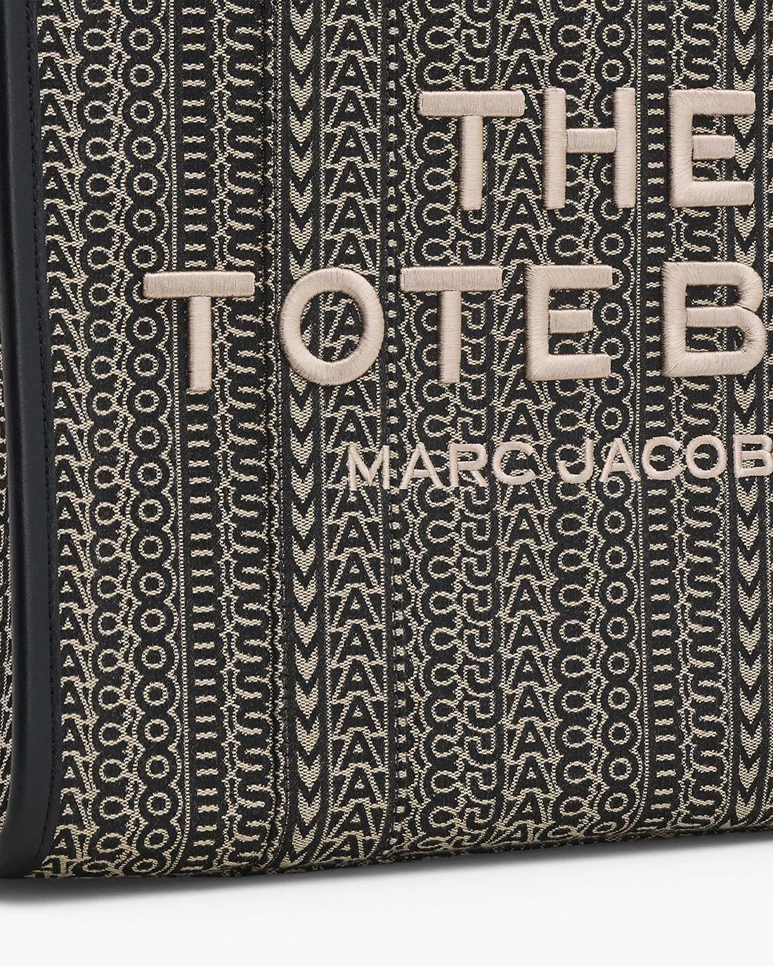 The Monogram Jacquard Large Tote Bag Beige Multi - Marc Jacobs