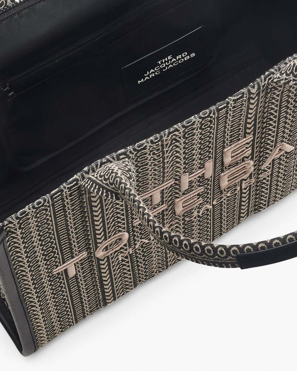 The Monogram Jacquard Large Tote Bag Beige Multi - Marc Jacobs
