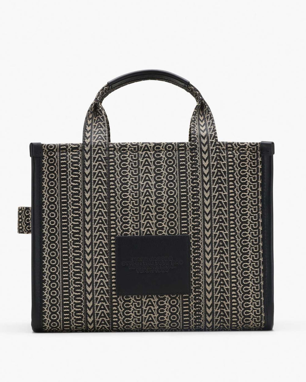 The Monogram Jacquard Medium Tote Bag Beige Multi - Marc Jacobs