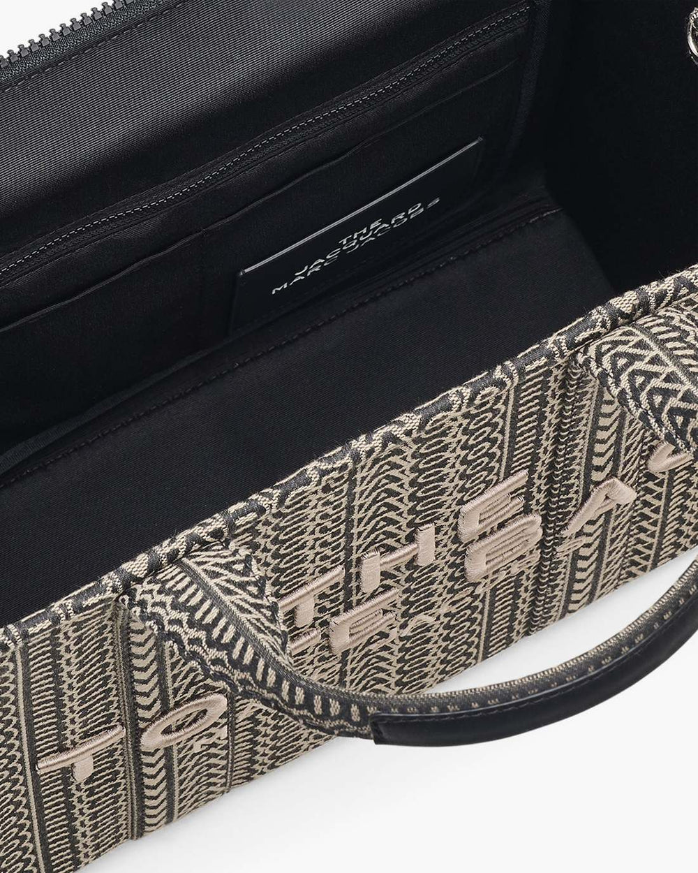 The Monogram Jacquard Medium Tote Bag Beige Multi - Marc Jacobs