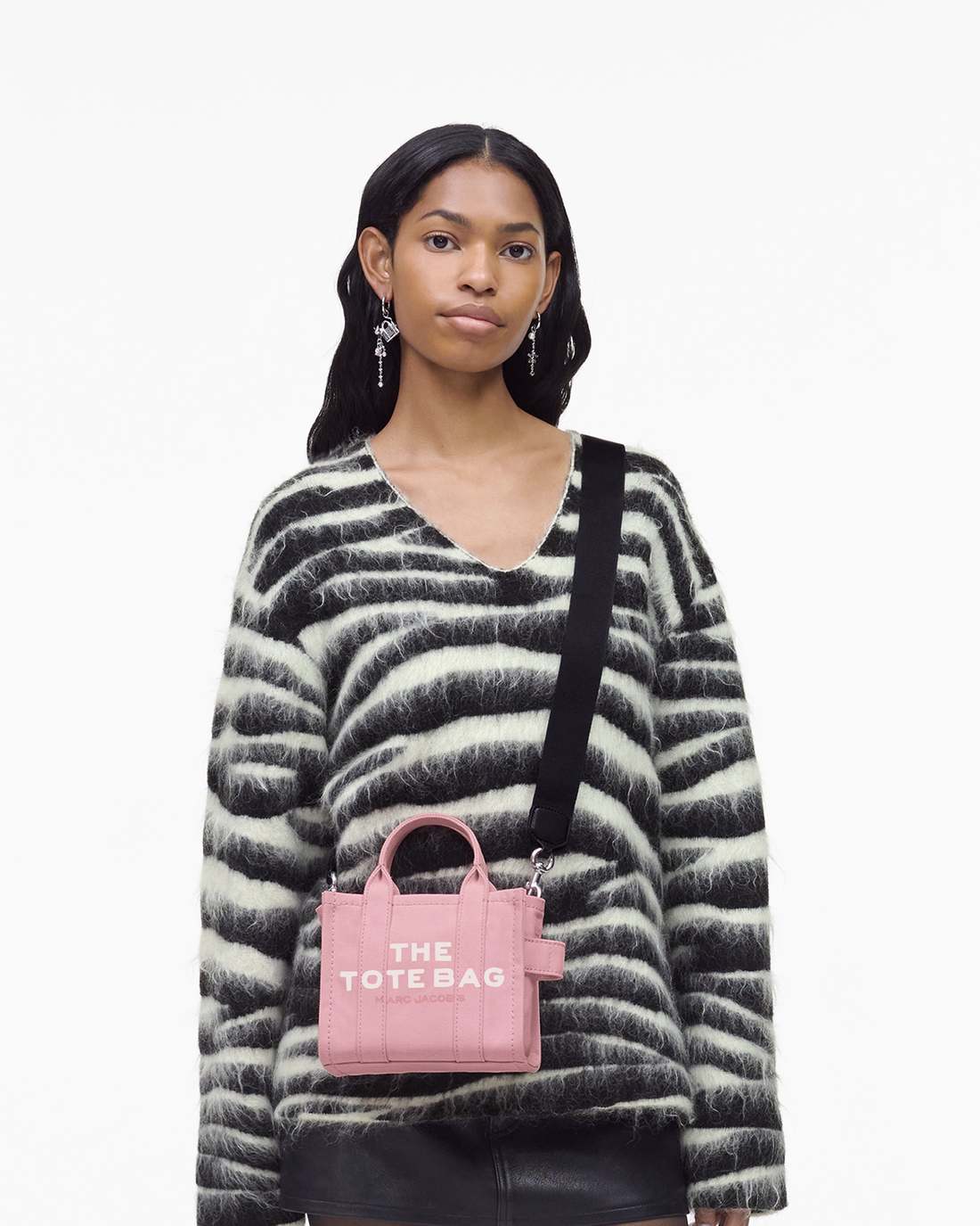 The Canvas Crossbody Tote Bag Ribbon Pink - Marc Jacobs