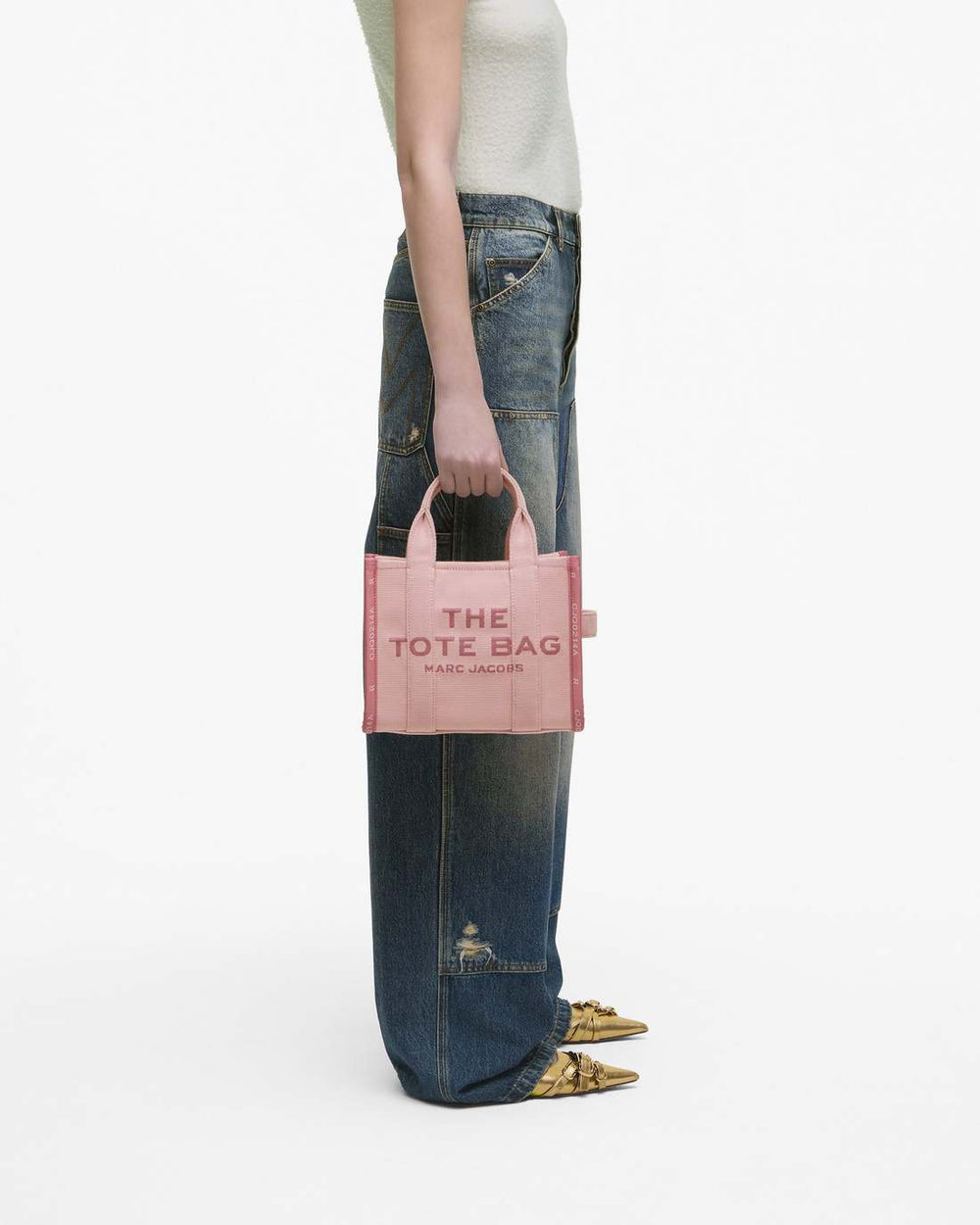 The Jacquard Small Tote Bag Rose - Marc Jacobs