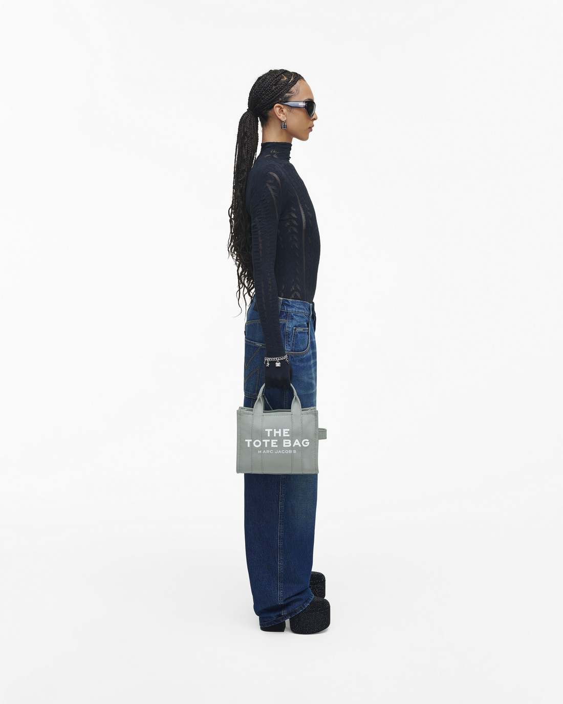 The Canvas Small Tote Bag Wolf Grey - Marc Jacobs