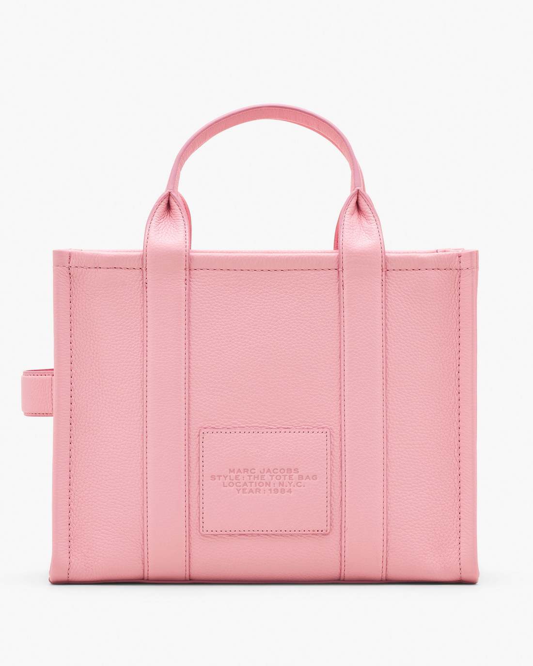 The Leather Medium Tote Bag Ribbon Pink - Marc Jacobs