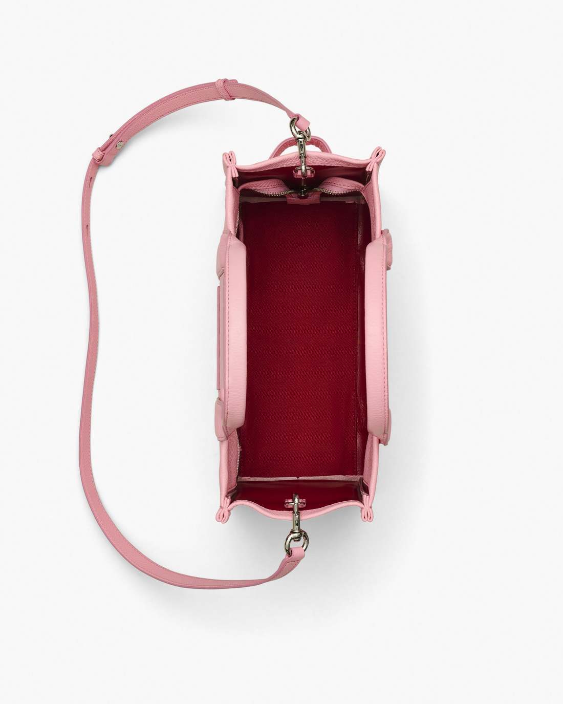 The Leather Medium Tote Bag Ribbon Pink - Marc Jacobs