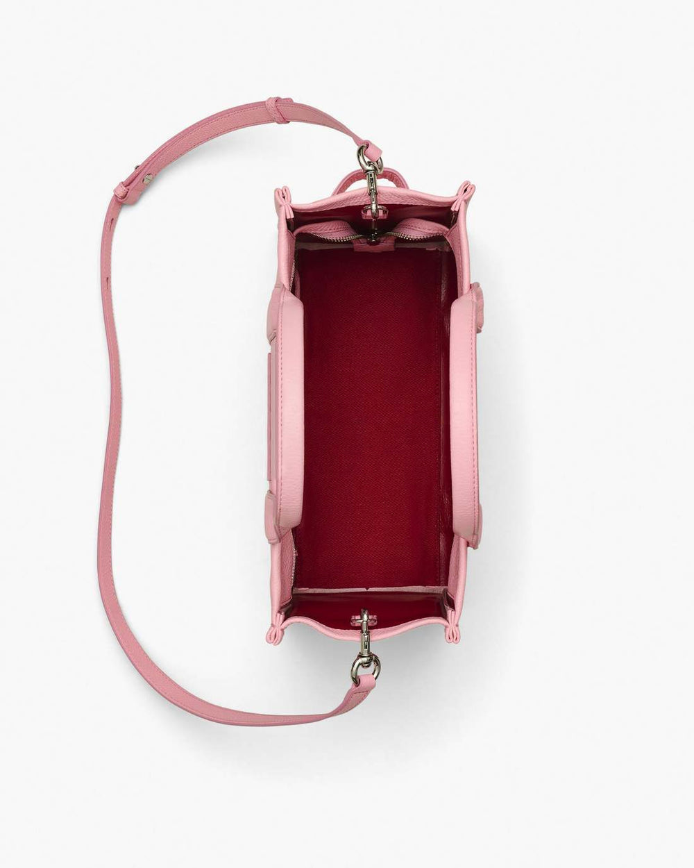 The Leather Medium Tote Bag Ribbon Pink - Marc Jacobs