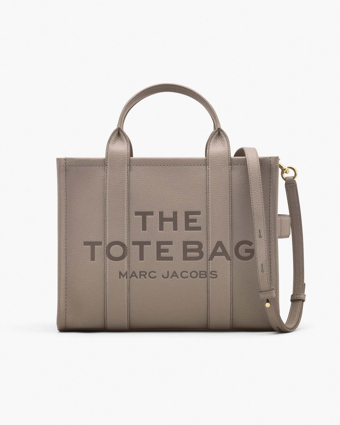 The Leather Medium Tote Bag Cement - Marc Jacobs