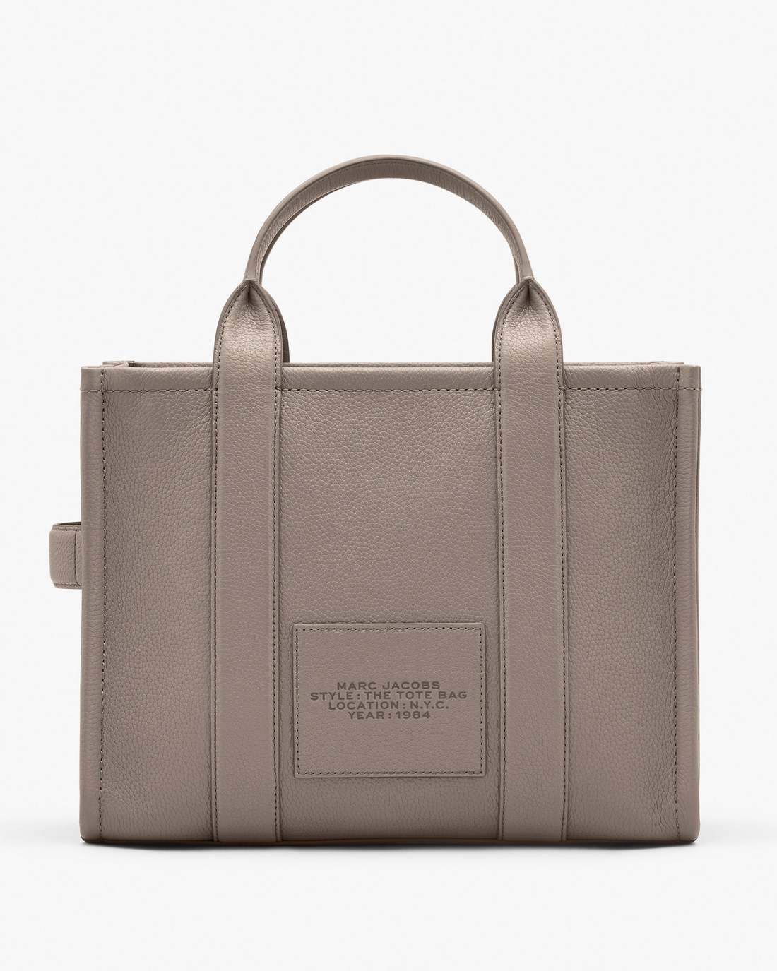 The Leather Medium Tote Bag Cement - Marc Jacobs