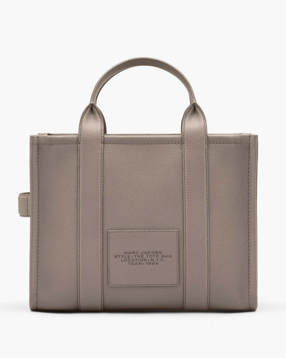 The Leather Medium Tote Bag Cement - Marc Jacobs