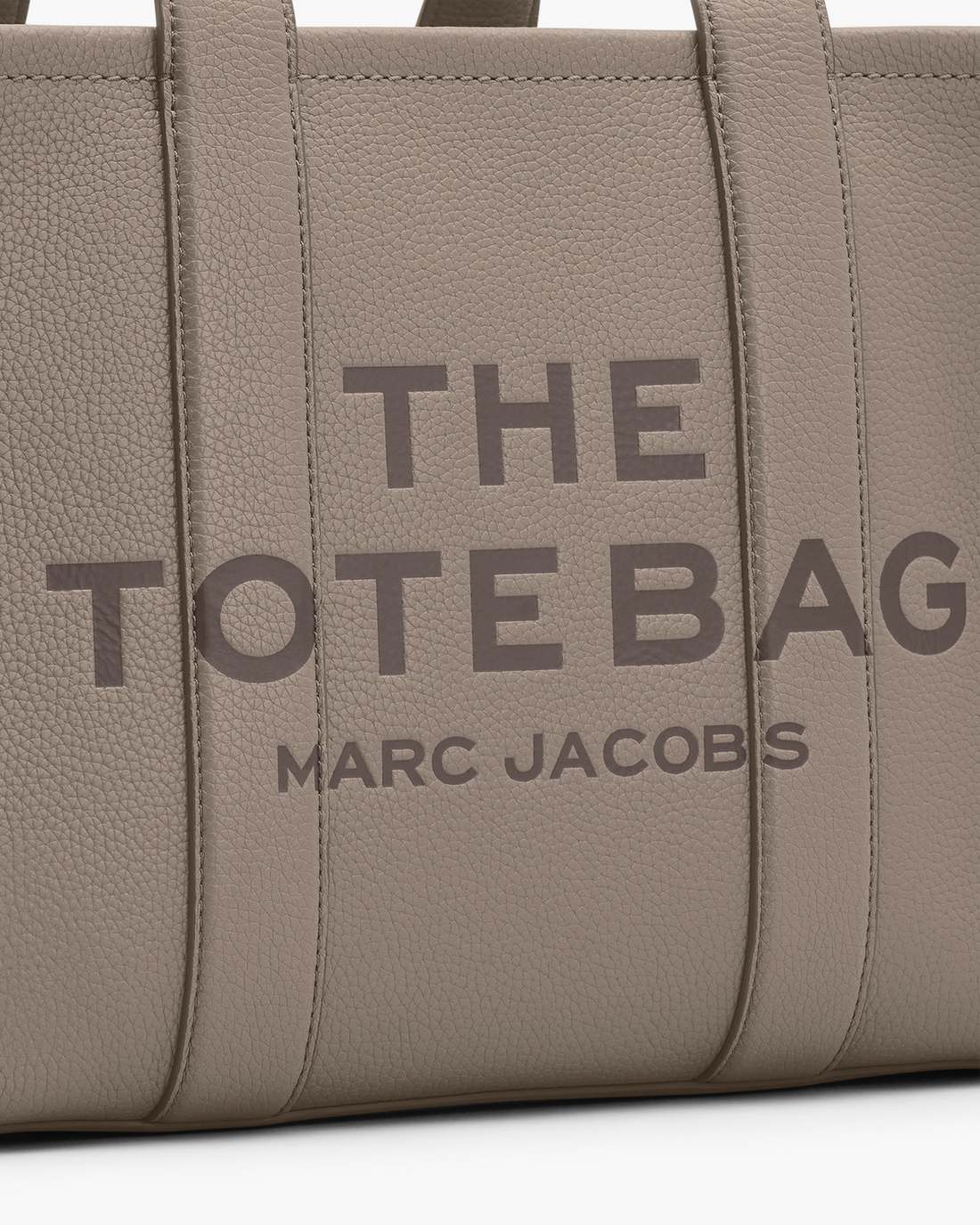 The Leather Medium Tote Bag Cement - Marc Jacobs