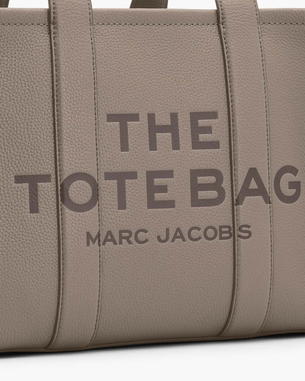The Leather Medium Tote Bag Cement - Marc Jacobs